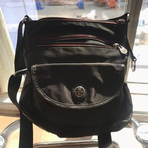 Lancel purse black & red - crossbody